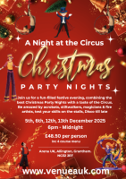 Christmas Party Nights - A Night at the Circus
